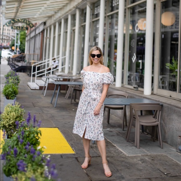 NWT J.Crew Liberty Print Dress Annelise floral Midi New Blogger Favorite Small - Picture 14 of 16